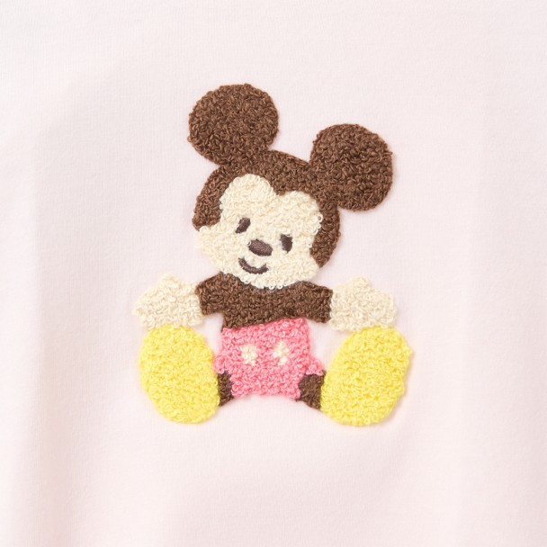 Mickey Mouse Chenille Appliqué Long Sleeve T-Shirt for Girls