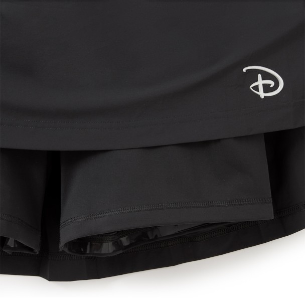 Mickey Mouse Icon Athletic Skort for Women - Black