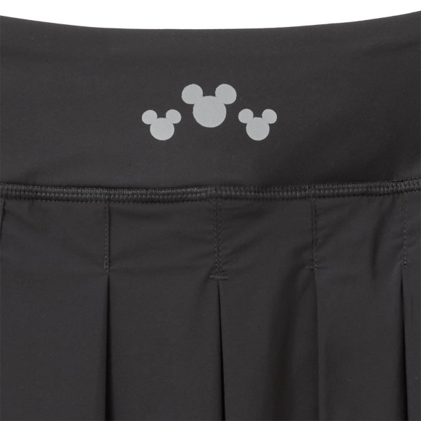 Mickey Mouse Icon Athletic Skort for Women - Black