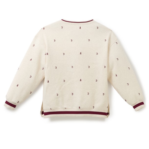 Disneyland ''D'' Logo V-Neck Pullover Sweatshirt for Women