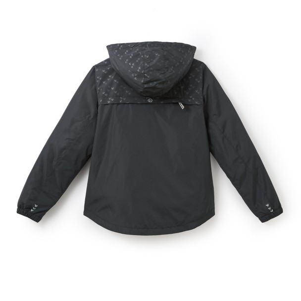 Mickey Mouse Icon Zip Packable Hooded Rain Jacket for Women