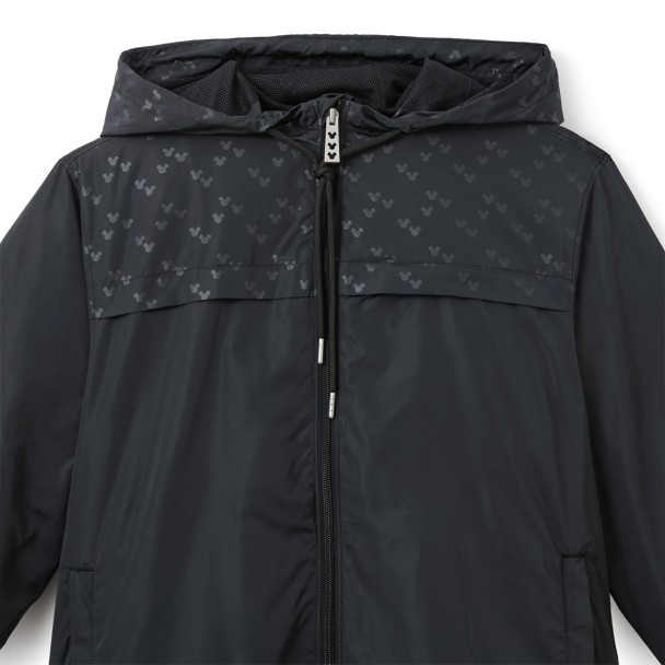 Mickey Mouse Icon Zip Packable Hooded Rain Jacket for Women