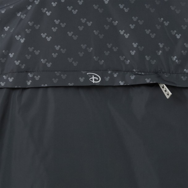 Mickey Mouse Icon Zip Packable Hooded Rain Jacket for Women