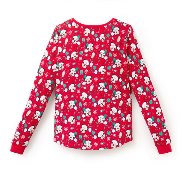 Santa Mickey and Minnie Mouse Holiday Sleep Set for Women