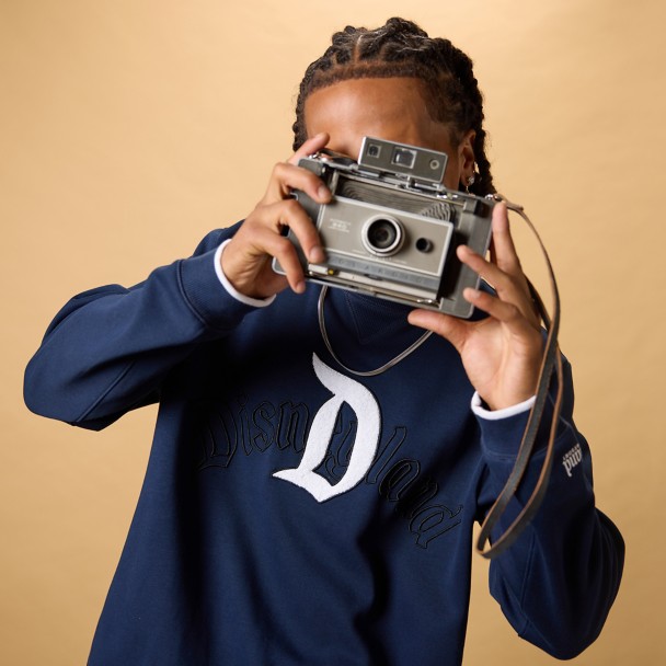 Disneyland ''D'' Logo Pullover Sweatshirt for Adults - Navy