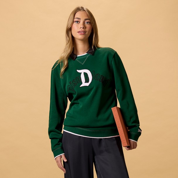 Disneyland ''D'' Logo Pullover Sweatshirt for Adults - Green