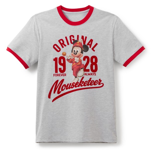 Mickey Mouse ”Original Mouseketeer” Ringer T-Shirt for Adults Mickey Mouse ”Original Mouseketeer” Ringer T-Shirt for Adults