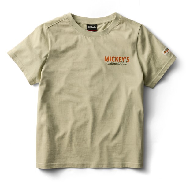 Mickey Mouse ”Outdoor Club” T-Shirt for Adults by Columbia Mickey Mouse ”Outdoor Club” T-Shirt for Adults by Columbia
