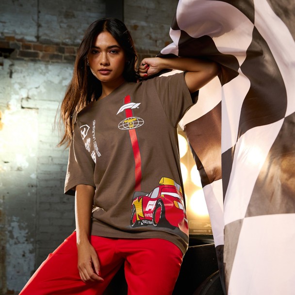 Disney and Pixar's Cars with Formula 1® Lightning McQueen T-Shirt for Adults