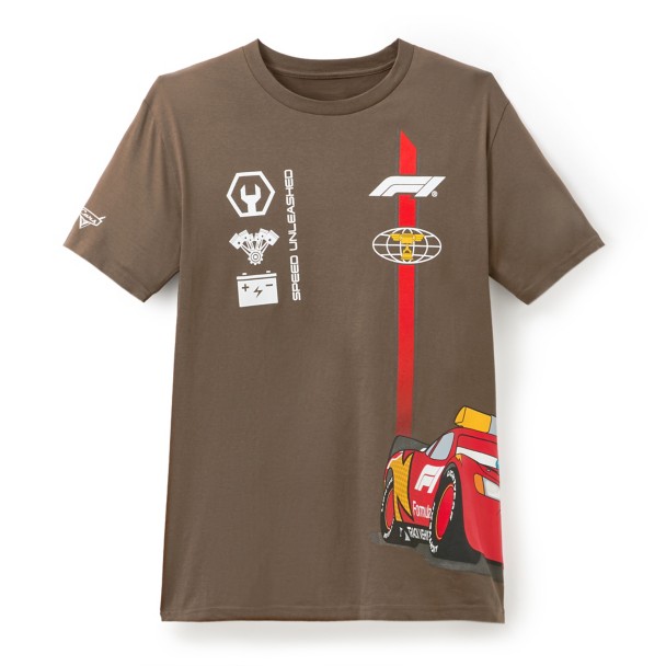 Disney and Pixar’s Cars with Formula 1® Lightning McQueen T-Shirt for Adults Disney and Pixar’s Cars with Formula 1® Lightning McQueen T-Shirt for Adults