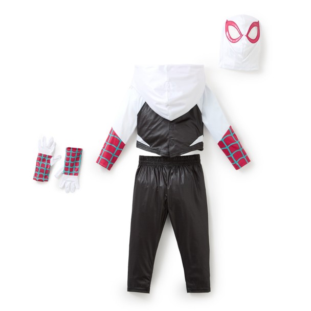 Spider-Gwen Costume with Sound Effects for Kids - Spider-Man Across the Spider-Verse