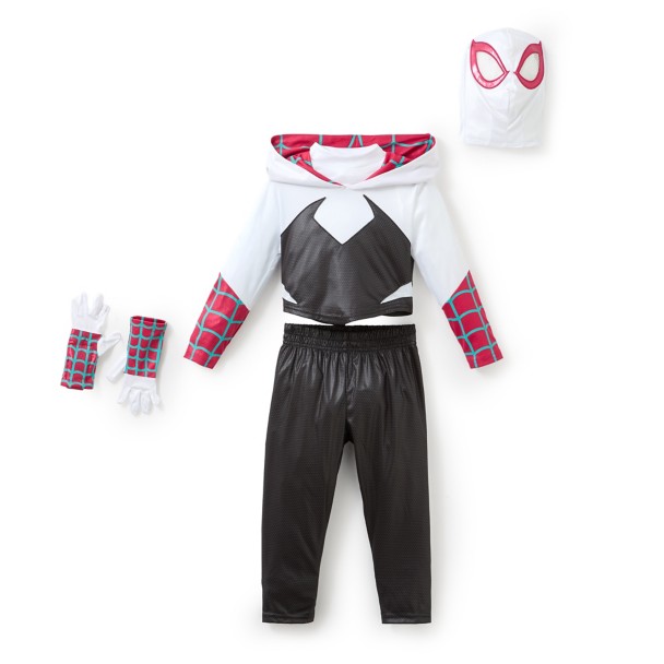 Spider-Gwen Costume with Sound Effects for Kids – Spider-Man Across the Spider-Verse