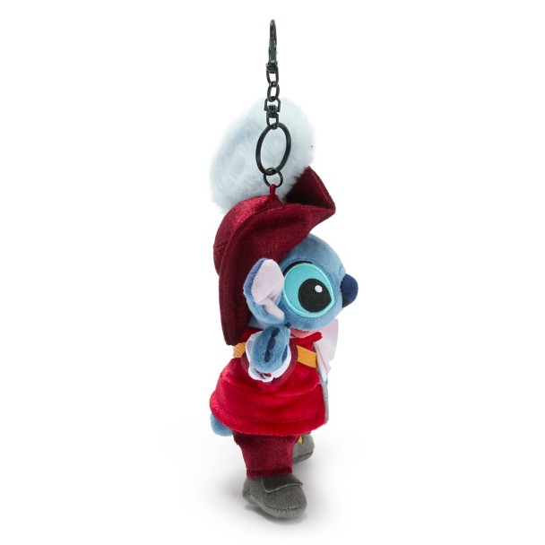 Stitch as Captain Hook Plush Keychain Bag Charm - Peter Pan - Disney Villains - 8 1/2'' - Disney Store Japan