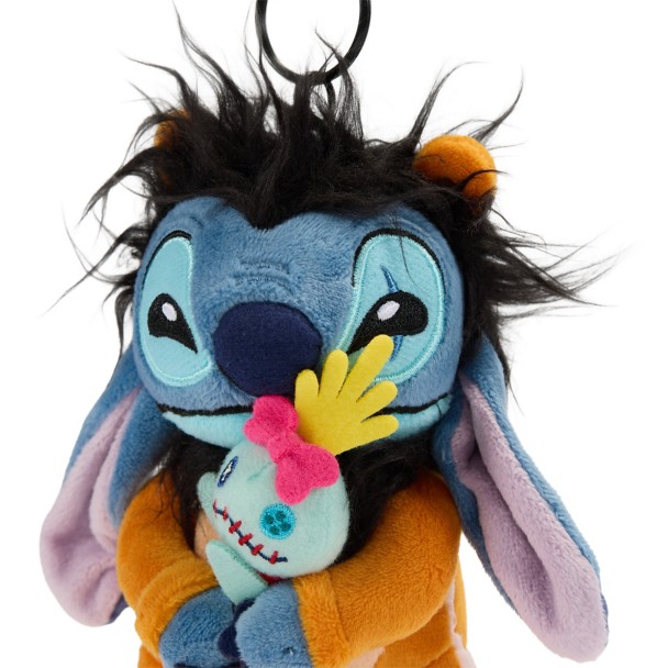 Stitch as Scar Plush Keychain Bag Charm - The Lion King - Disney Villains - 6'' - Disney Store Japan