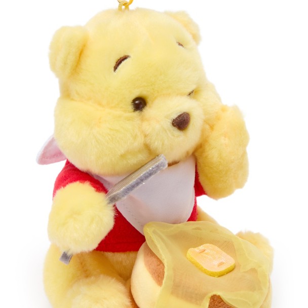Winnie the Pooh Pancakes Plush Keychain Bag Charm - 5'' - Disney Store Japan