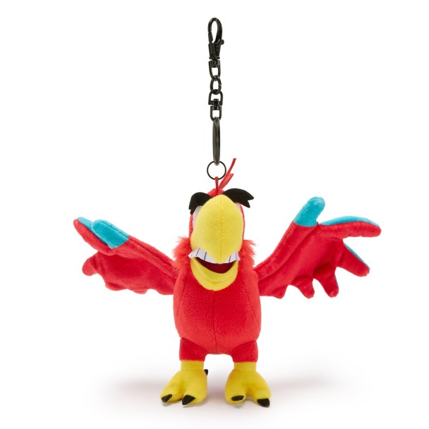 Iago Plush Keychain Bag Charm - Aladdin - Disney Villains - 5'' - Disney Store Japan