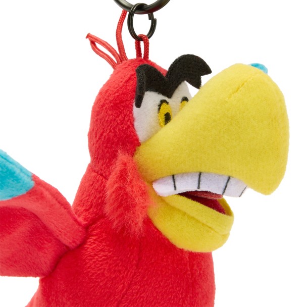Iago Plush Keychain Bag Charm - Aladdin - Disney Villains - 5'' - Disney Store Japan