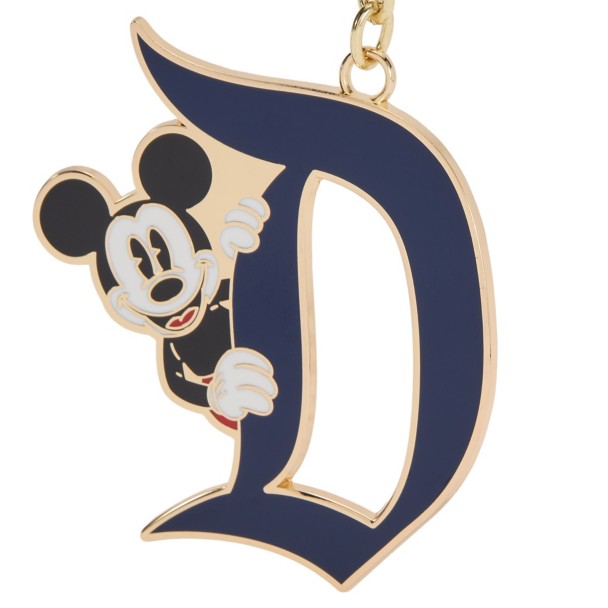 Mickey Mouse Disneyland ''D'' Keychain Bag Charm - Navy