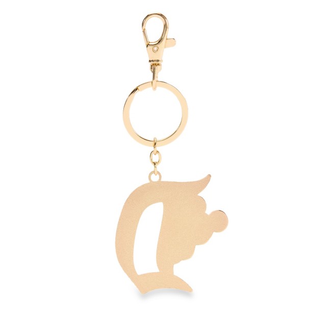 Mickey Mouse Disneyland ''D'' Keychain Bag Charm - Burgundy