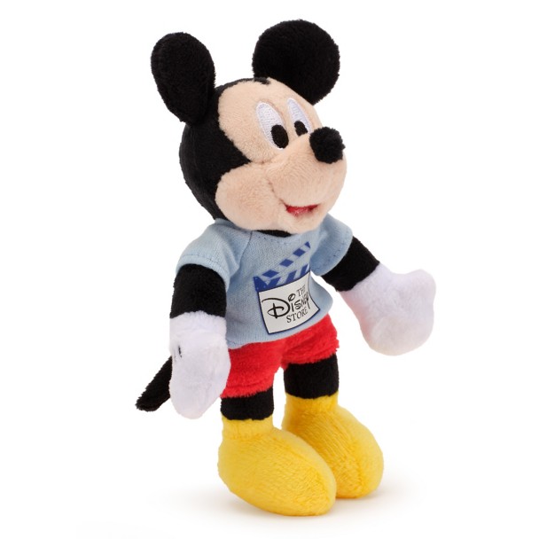 Mickey Mouse Mini Plush Magnet - The Disney Store - 5 1/2'' - Exclusive