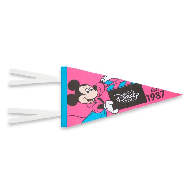Mickey Mouse ”The Disney Store” Pennant