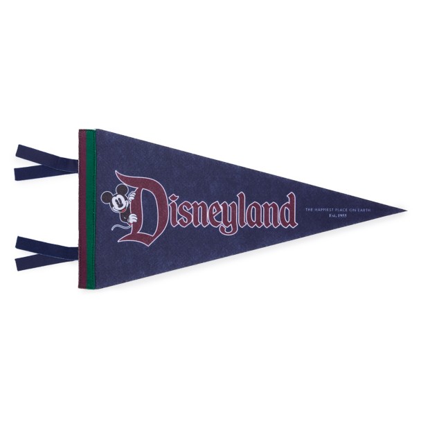 Mickey Mouse Disneyland Logo Pennant