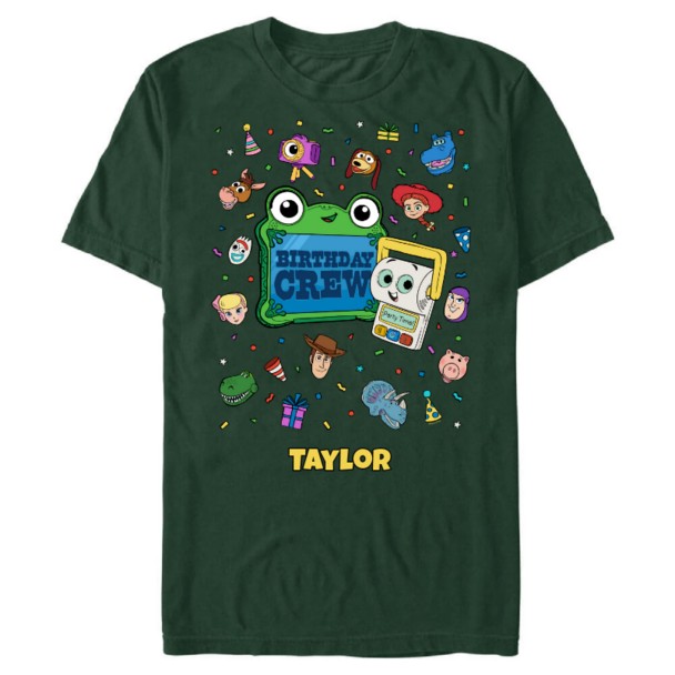 Toy Story 5 Birthday Crew Party Matching T-Shirt – Customized | Disney Store Toy Story 5 Birthday Crew Party Matching T-Shirt – Customized | Disney Store