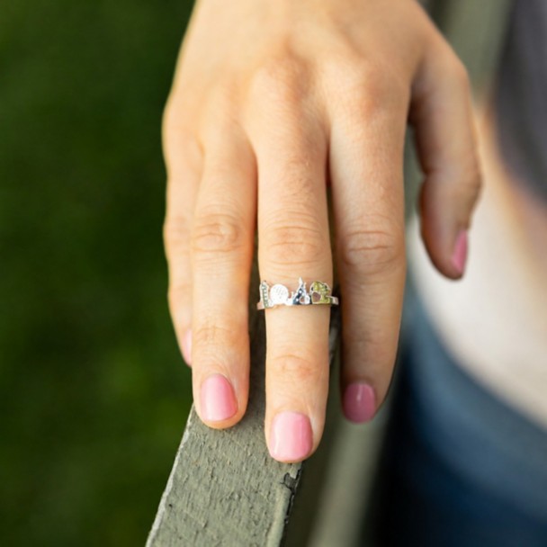 Walt Disney World Park Icons Ring by Rebecca Hook