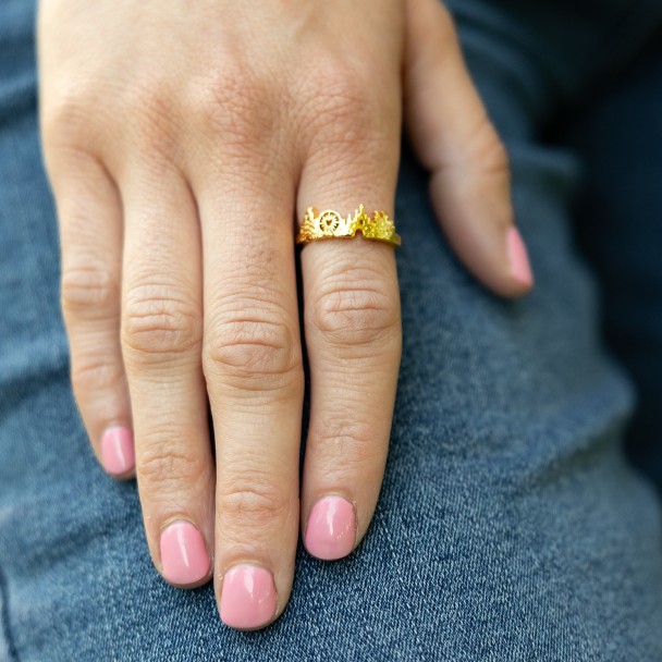 Disneyland Attractions Ring by Rebecca Hook