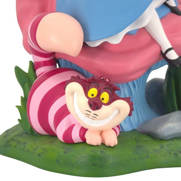 Alice and Cheshire Cat Figure by Enesco - Alice in Wonderland 75th Anniversary