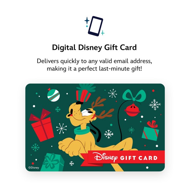 Digital Disney Gift Card - Pluto Holiday