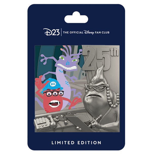 D23-Exclusive Randall and Fungus with Roz Pin - Monsters Inc. 25th Anniversary - Limited Edition