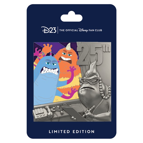 D23-Exclusive George Sanderson and Bile with Roz Pin - Monsters Inc. 25th Anniversary - Limited Edition