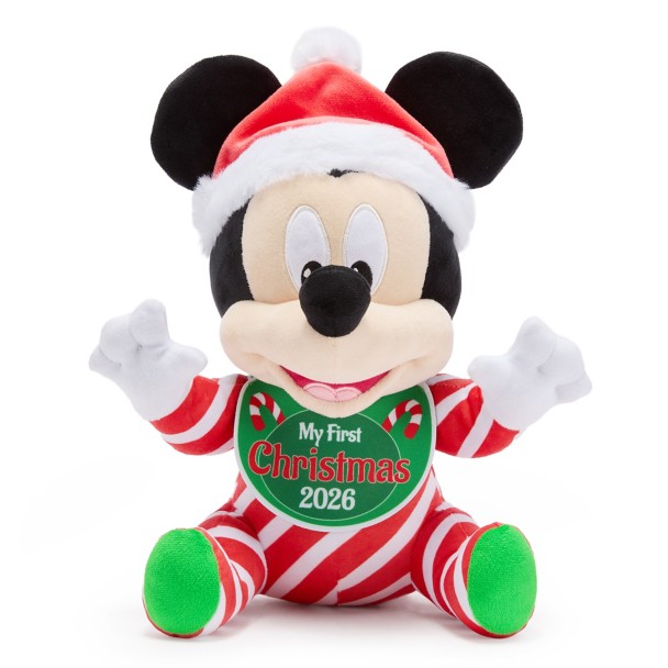 Mickey Mouse ''My First Christmas 2026'' Holiday Plush - 11''