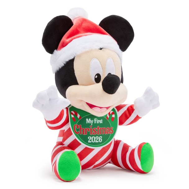 Mickey Mouse ''My First Christmas 2026'' Holiday Plush - 11''