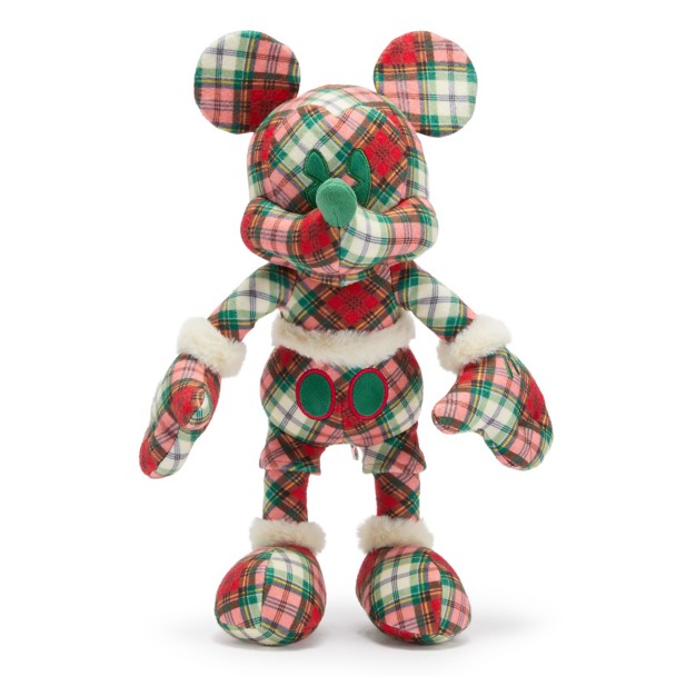 Mickey Mouse Plaid Holiday Plush - Disney® Visa® Cardmember Exclusive 2026