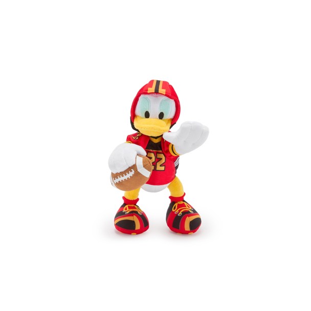 Santa Mickey Mouse Plush Suction Cup Cling - 8 1/4''