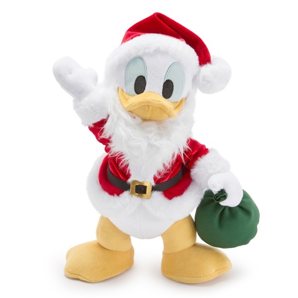 Santa Donald Duck Plush - 13''