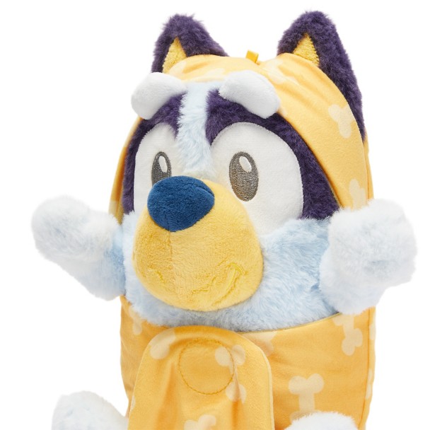 Bluey Plush in Blanket Pouch - Disney Babies - Small 11''