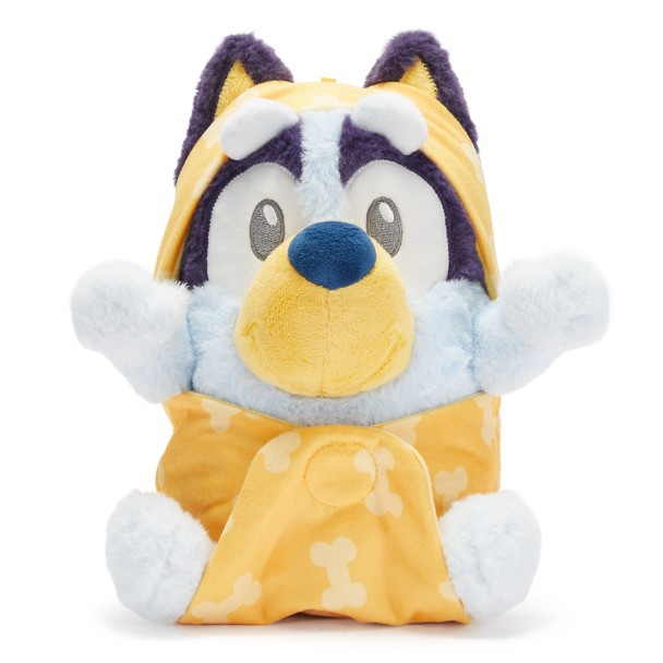 Bluey Plush in Blanket Pouch – Disney Babies – Small 11” Bluey Plush in Blanket Pouch – Disney Babies – Small 11”