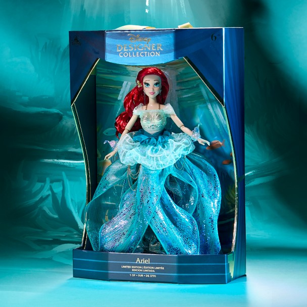 Ariel Limited Edition Doll - The Little Mermaid - Disney Designer Collection- 11 1/2''