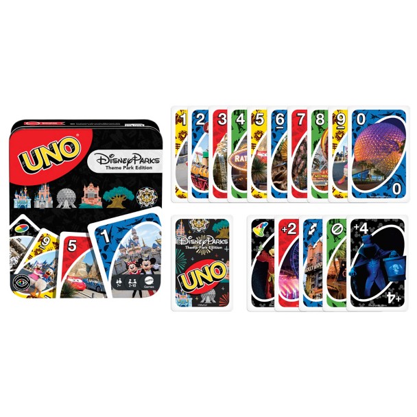 Disney Parks Theme Park Edition UNO Card Game Disney Parks Theme Park Edition UNO Card Game