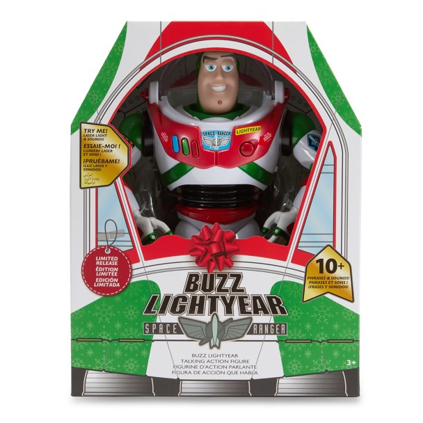 Buzz Lightyear Christmas Talking Action Figure - Toy Story - 12'' - Limited Release