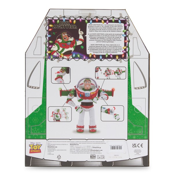 Buzz Lightyear Christmas Talking Action Figure - Toy Story - 12'' - Limited Release