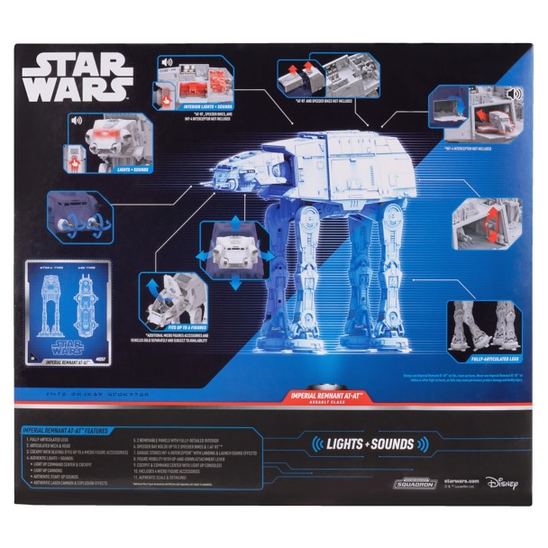 Imperial Remnant AT-AT - Micro Galaxy Squadron - Star Wars The Mandalorian and Grogu