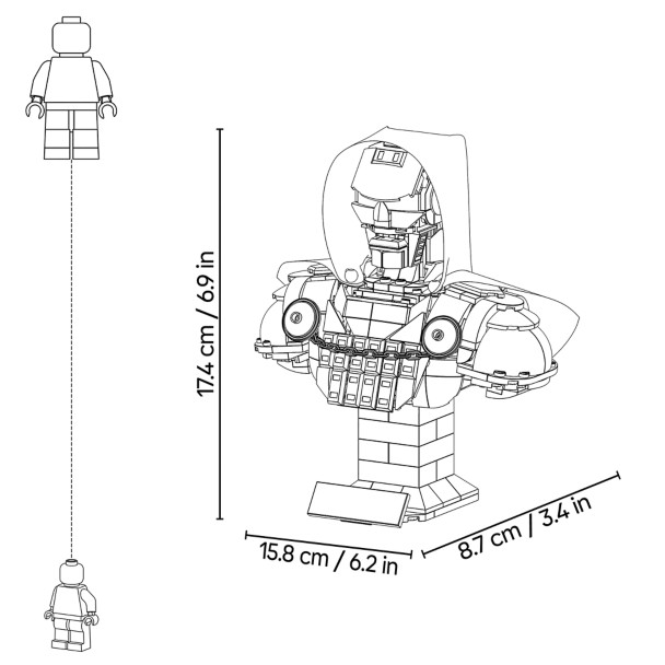 LEGO® Doctor Doom Bust 76345 - Avengers Doomsday