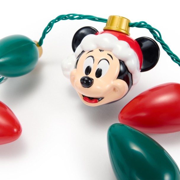 Mickey Mouse Holiday Light-Up Necklace