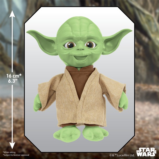 Yoda Plush Palm Puppetronic Interactive Talking Action Figure - Star Wars