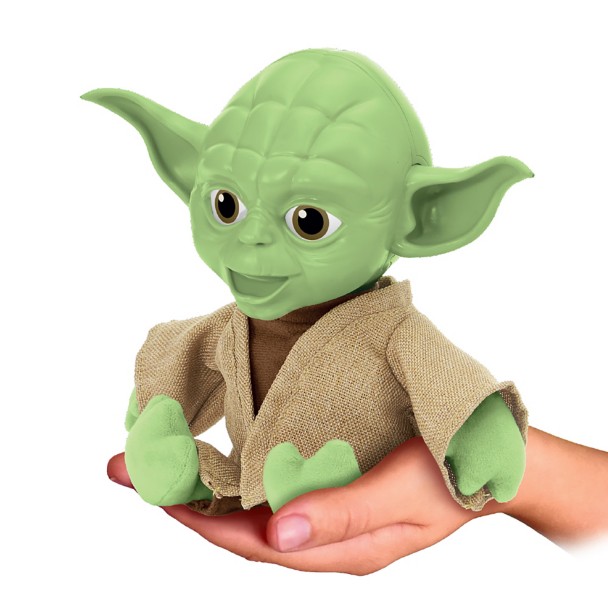 Yoda Plush Palm Puppetronic Interactive Talking Action Figure - Star Wars