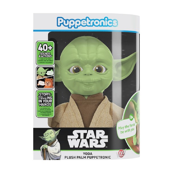 Yoda Plush Palm Puppetronic Interactive Talking Action Figure - Star Wars